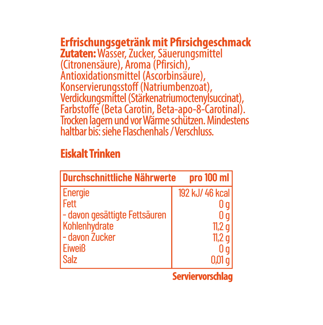 ACR - Durstlöscher Pfirsich Packung 12 x 500ml