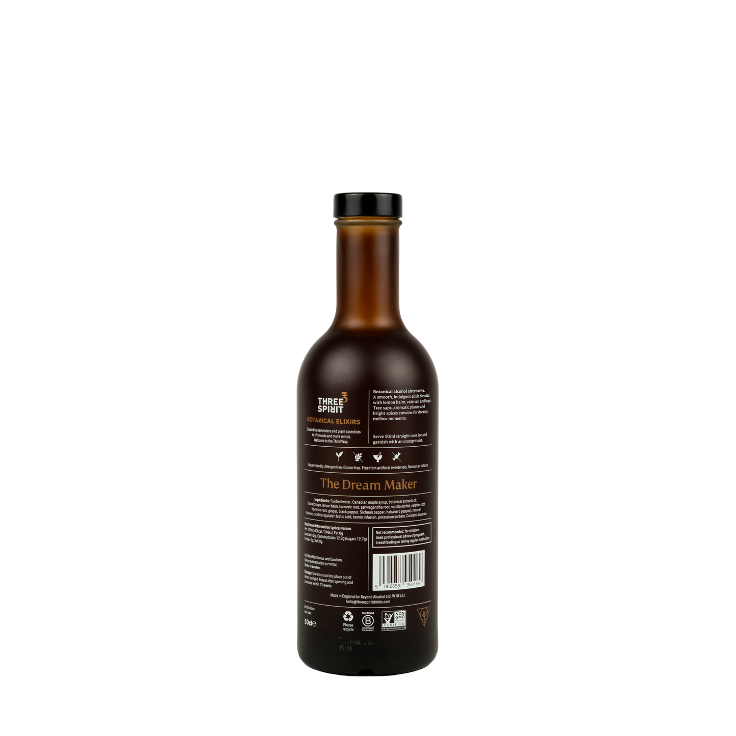 THREE SPIRIT® NIGHTCAP – Alkoholfreier Premium-Spirit (500 ml)