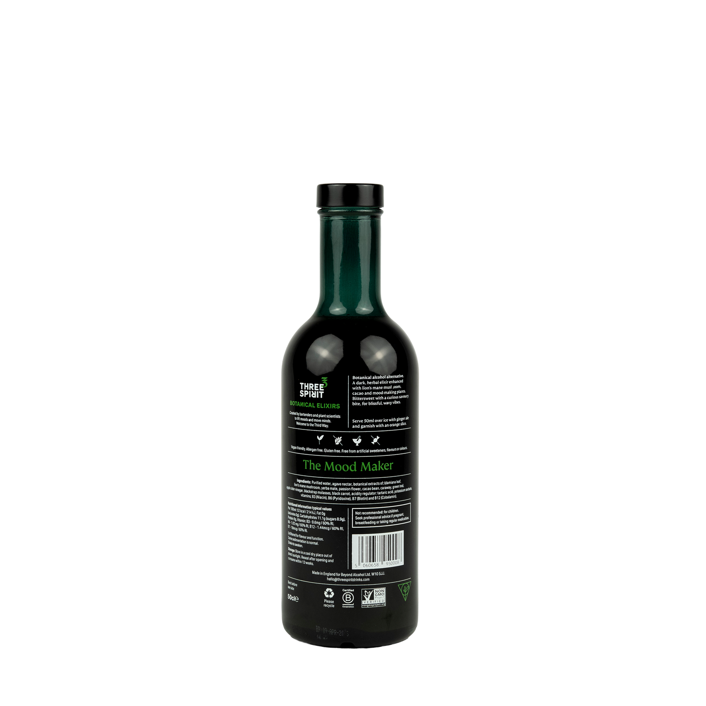 THREE SPIRIT® SOCIAL ELIXIR –Alkoholfreier Premium-Spirit (500 ml)