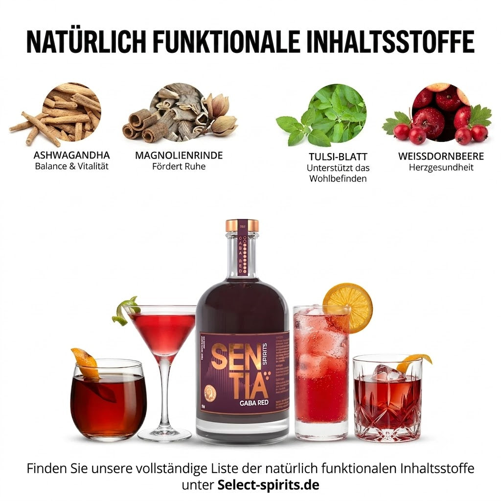 SENTIA GABA 3 BUNDLE – alkoholfreier Botanical Drink (0,0 % Alkohol) (3×500 ml)