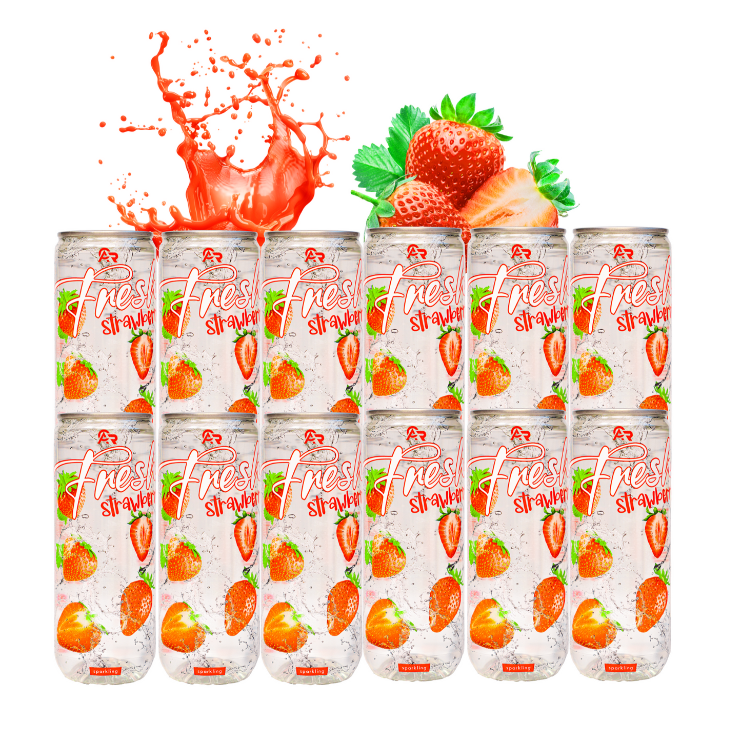 Fresh Strawberry Tray 12x330ml