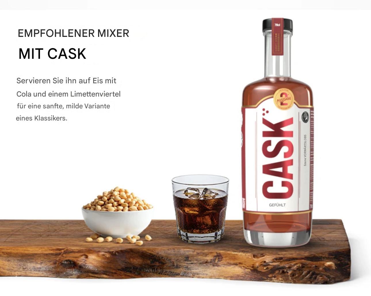 SENTIA CASK (700 ml) – alkoholfreier Botanical (0,0 % Alkohol) Whisky‑Alternative mit Eiche & Vanille