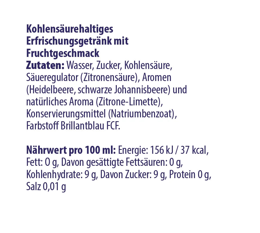Durstlöscher Blueberry Ice – 12×500 ml (12er Pack)