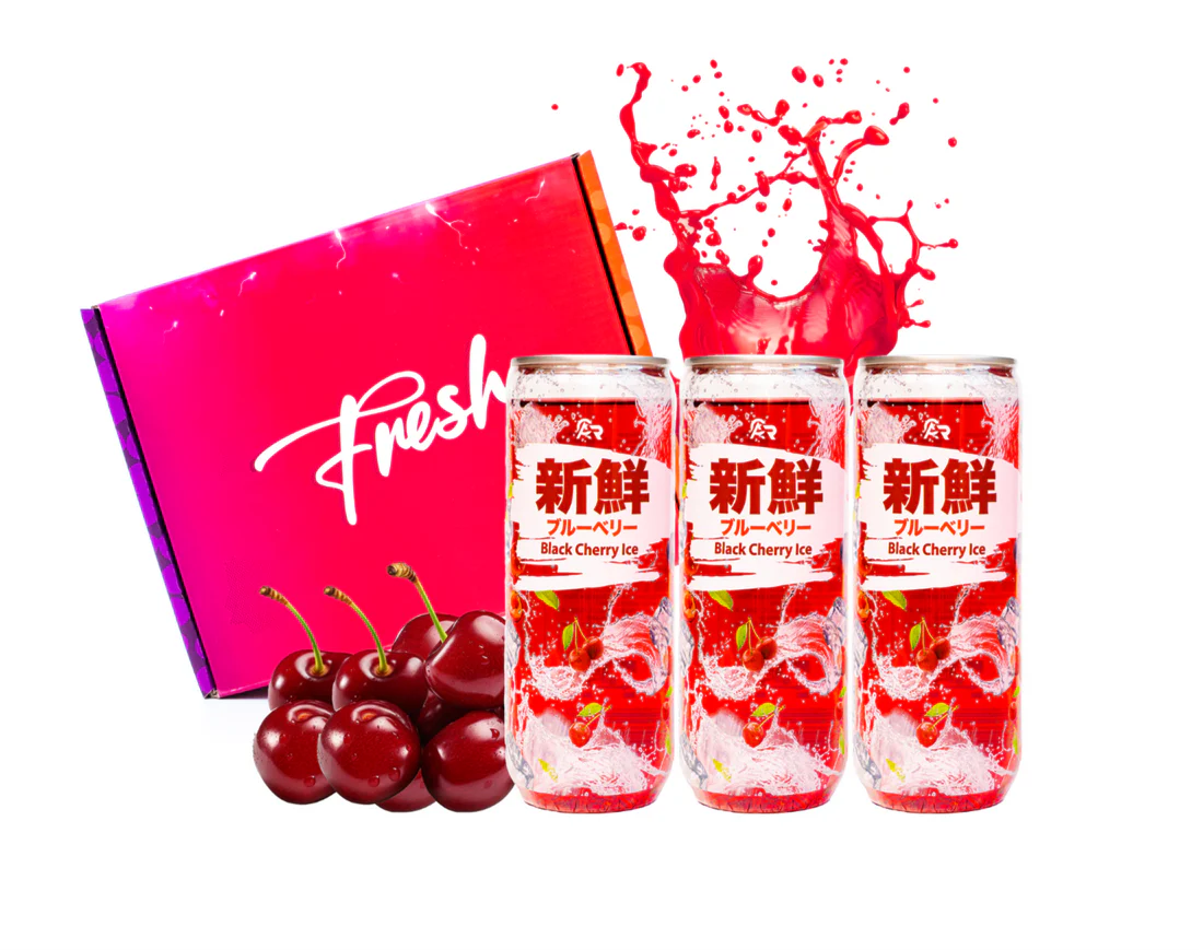 Asia - Black Cherry Ice 3er | 12er & 24er 330ml Packung