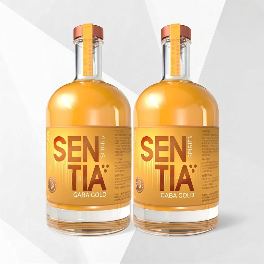 SENTIA GABA GOLD – 2er‑Bundle alkoholfreier Botanical Drink (0,0 %) – 2×500 ml