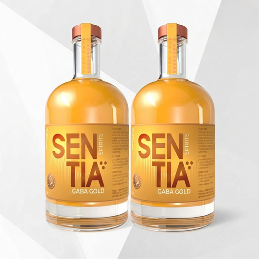SENTIA GABA GOLD – 2er‑Bundle alkoholfreier Botanical Drink (0,0 %) – 2×500 ml