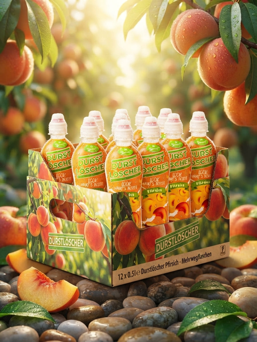 Durstlöscher Pfirsich – 12×500 ml (12er Pack)