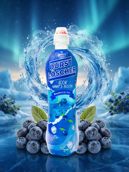 Durstlöscher Blueberry Ice – 12×500 ml (12er Pack)