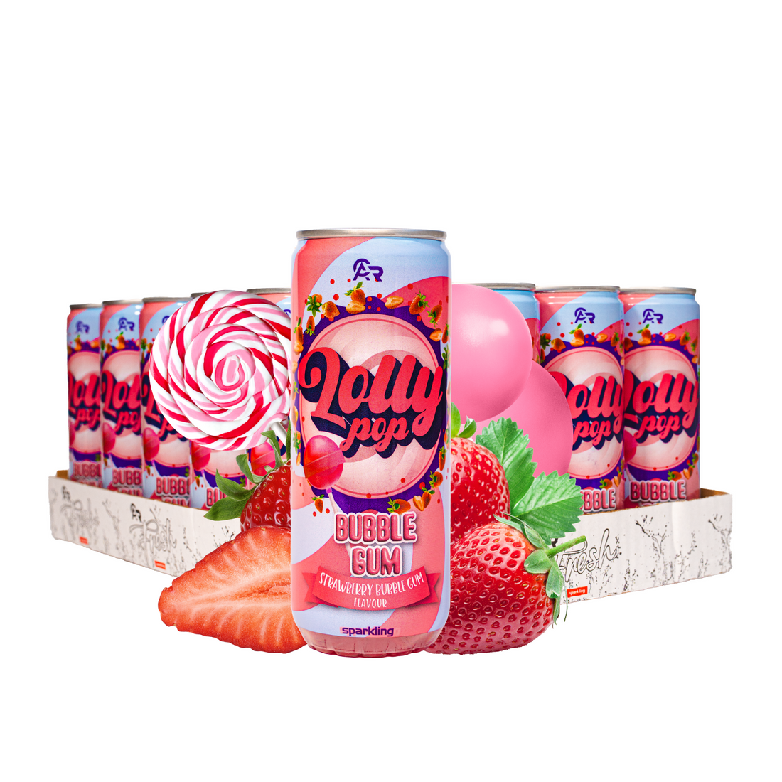 Lolly-Pop Bubble Gum | 12er & 24er 330ml Packung