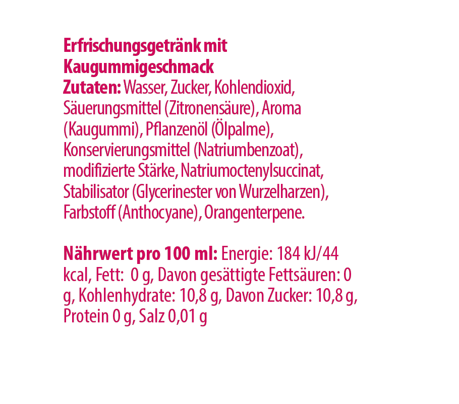 Lolly-Pop Bubble Gum | 12er & 24er 330ml Packung