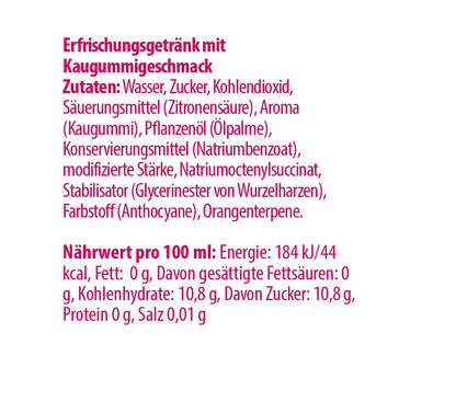 Lolly-Pop Bubble Gum | 12er & 24er 330ml Packung