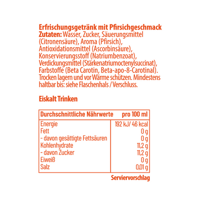 ACR - Durstlöscher Pfirsich Packung 12 x 500ml