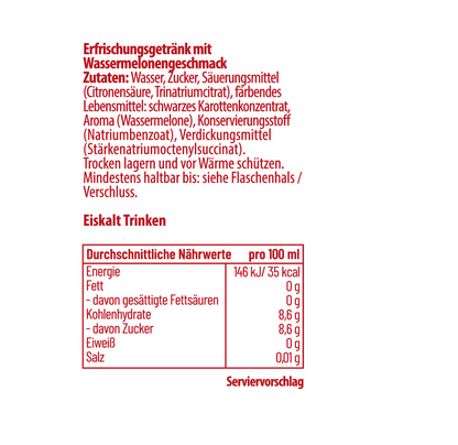 ACR - Durstlöscher Wassermelone Packung 12 x 500ml