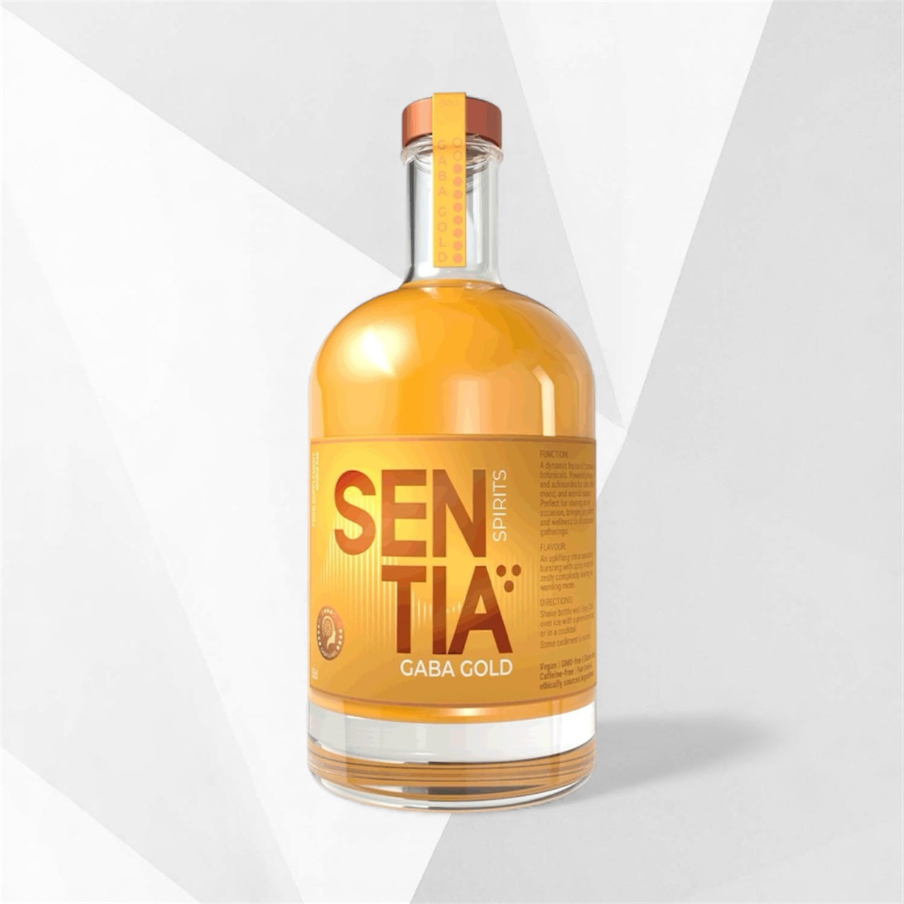SENTIA GABA GOLD – alkoholfreier Botanical Drink (0,0 %) – 500 ml