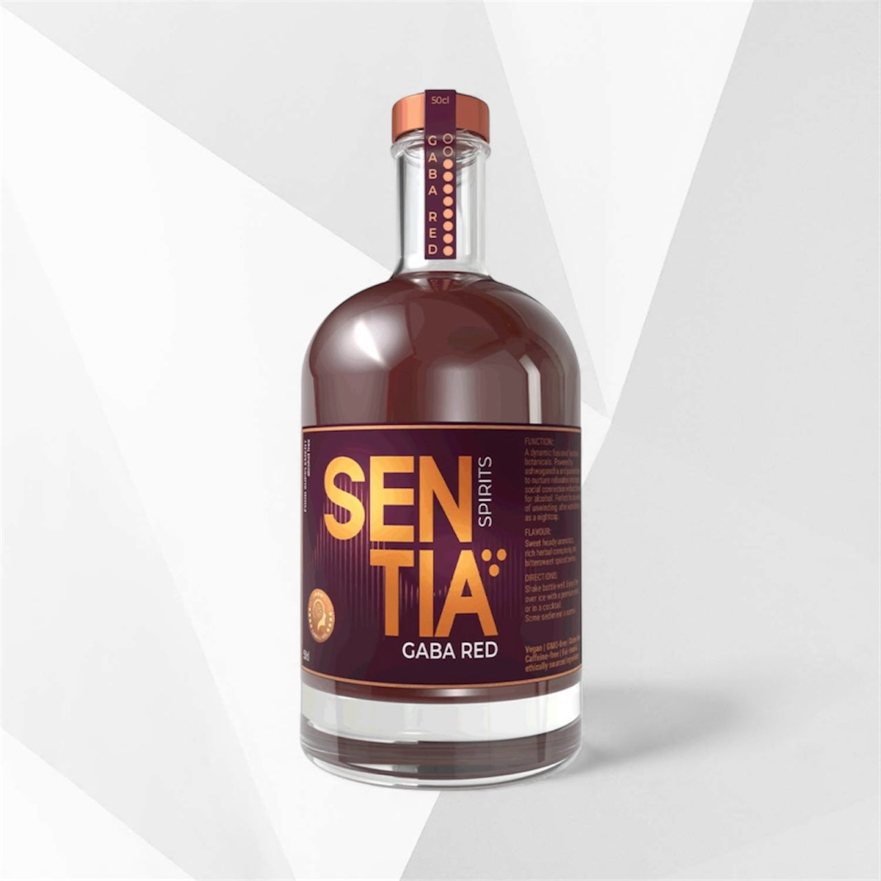 SENTIA GABA RED– alkoholfreier Botanical Drink (0,0 %) – 500 ml