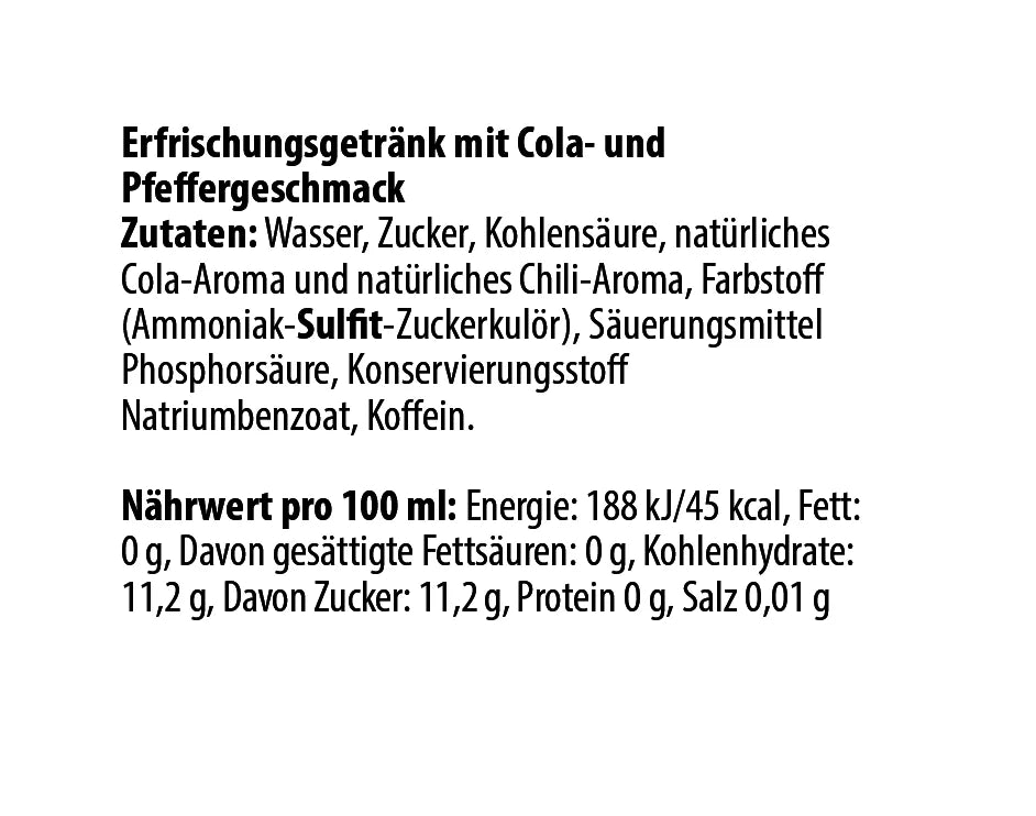 ACR Hot Cola – Fruchtige Cola mit Kick | 12er & 24er 330ml Packung